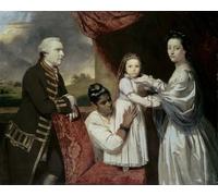 ARTXLXXBN Famoso Stampa Immagini Quadri Moderni Art Tysoe Saul Hancock Su esposa Filadelfia por Joshua Reynolds per L'arredamento del Soggiorno 60x90cm