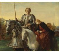ARTXLXXBN Famoso Stampa Immagini Quadri Moderni Art un estudio para una y la cruz roja por george frederick watts per L'arredamento del Soggiorno 60x90cm
