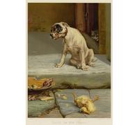 ARTXLXXBN Famoso Stampa Tela Canvas Quadri D'Arte Classica Culpable o no culpable de William Henry Trood per L'arredamento Della Camera da Letto 60x90cm