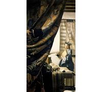 ARTXLXXBN Famoso Stampa Tela Canvas Quadri D'Arte Classica Detalle del óleo sobre lienzo de Artists Studio de Jan Vermeer Van Delft per L'arredamento Della Camera da Letto 60x90cm