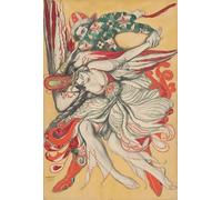ARTXLXXBN Famoso Stampa Tela Canvas Quadri D'Arte Classica Diseño de póster para el ballet el Pájaroese de fuego de Leon Bakst per L'arredamento Della Camera da Letto 60x90cm