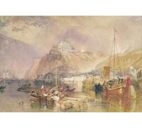 ARTXLXXBN Famoso Stampa Tela Canvas Quadri D'Arte Classica Ehrenbreitstein por Mallord William Turner per L'arredamento Della Camera da Letto 60x90cm