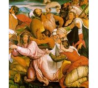 ARTXLXXBN Famoso Stampa Tela Canvas Quadri D'Arte Classica el Camino al Calvario de Jacopo Bassano per L'arredamento Della Camera da Letto 60x90cm