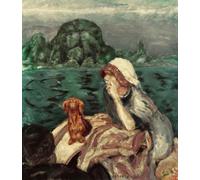 ARTXLXXBN Famoso Stampa Tela Canvas Quadri D'Arte Classica el paseo en barco a Vernon. La señora Bonnard de Pierre Bonnard per L'arredamento Della Camera da Letto 60x90cm