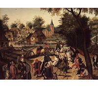 ARTXLXXBN Famoso Stampa Tela Canvas Quadri D'Arte Classica impreso sobre lienzo Póster de Pieter Brueghel el per L'arredamento Della Camera da Letto 60x90cm
