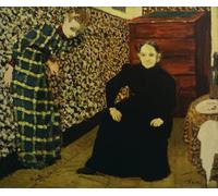 ARTXLXXBN Famoso Stampa Tela Canvas Quadri D'Arte Classica Interior Madre y hermana del artista de Edouard Vuillard per L'arredamento Della Camera da Letto 60x90cm