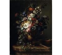 ARTXLXXBN Famoso Stampa Tela Canvas Quadri D'Arte Classica Jarrón con flores de Francesc Lacoma I Fontanet per L'arredamento Della Camera da Letto 60x90cm