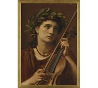 ARTXLXXBN Famoso Stampa Tela Canvas Quadri D'Arte Classica Música Heavenly Maid de Edward Poynter per L'arredamento Della Camera da Letto 60x90cm
