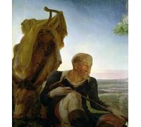 ARTXLXXBN Famoso Stampa Tela Canvas Quadri D'Arte Classica San Desde el reposo en la Huida a Egipto de Philipp Otto Runge per L'arredamento Della Camera da Letto 60x90cm