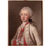 ARTXLXXBN Painting Quadri Tela Stampe Su Tela Animali Leopoldo II Emperador del Sacro Imperio Romano Germánico y Gran Duque de Toscana por Jean Étienne Liotard per Decorazioni per la Casa 60x90cm