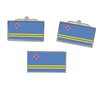 Aruba Bandiera Gemelli E Fermacravatta Set