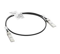 Aruba (HPE) Cavo DAC SFP+ R9D19A 10G 1 m Nero/Argento
