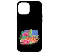 Aruba Isola caraibica retrò con souvenir vintage Flamingo Custodia per iPhone 12 Pro Max