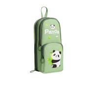 ARUNASC astuccio piccolo Astuccio portapenne carino, grande, con cerniera, con design estetico, for articoli scolastici, cancelleria da viaggio, regalo for il ritorno al campus astucci(Groen)