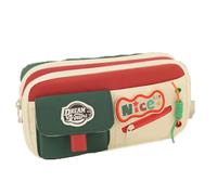 Arunasc astuccio piccolo Astuccio portapenne di grande capacità Compatible with scuola ufficio con cerniera cancelleria bambini adolescenti ragazzi e ragazze astucci(Groen)