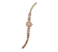 ARUNASC orologi Confezione Da 2 Orologi Da Polso Da Donna Alla Moda, Impermeabili, Al Quarzo, A Forma Di Fiore, Regalo For Fidanzate E Mogli smartwatch(Rose Gold Purple)