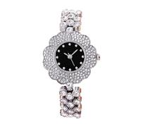 ARUNASC orologi Orologio Da Polso Al Quarzo Con Strass E Fiore, Adatto For Regali Di Compleanno, Festival E Eventi Da Donna smartwatch(Silver,Wit)