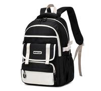 Arunasc zaino viaggio Zaino Studente, Ragazzi Ragazze Scola Daypack Per La Scuola, Borsa Scolastica Di Grande Capacità zainetto(Svart)