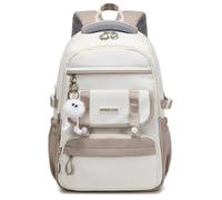 Arunasc zaino viaggio Zaino Studente, Ragazzi Ragazze Scola Daypack Per La Scuola, Borsa Scolastica Di Grande Capacità zainetto(Kaki)
