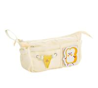 ARUNASO astuccio Astuccio con simpatici adesivi a forma di uovo e formaggio, kit di ricamo fai da te, organizer for materiali di grande capacità a 11 strati grande