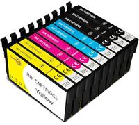 Aruotec Cartucce 405XL Compatibili con Epson WorkForce WF-3820 WF4820 9Pack