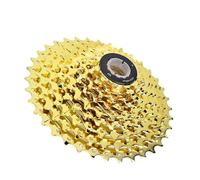 ARUPMN Cassette e pignoni pignone per Bicicletta Adatto per Ruote Libere per Mountain Bike VG Sports 8/9/10/11 velocità, Volano da Strada in Oro, Cassetta Leggera Resistente all'Usura(8S-32T)