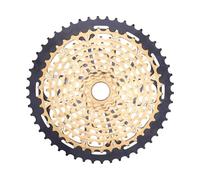 ARUPMN Cassette e pignoni pignone per Bicicletta Adatto per ZTTO MTB 11 velocità 9-50T Cassetta XD Ultimate PRO ULT Golden Rainbow 372g Pignone in Acciaio 11s 9-50 K7 9 a 50(XD 11s 9-50 ULT Gold)