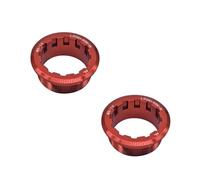 ARUPMN Cassette e pignoni pignone per Bicicletta Coperchio Volano in Alluminio CNC per Cassetta Bici, per Accessori Ruota Libera per Bicicletta MicroSpline A 12 velocità(Red)