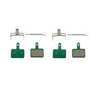 ARUPMN Pastiglie Freno a Disco Hydarulic per Bici Adatte per Shimano M375 M445 M446 Deore MT200 SLX M6100 Disco pastiglie Freno Bici(Ceramic 2Pairs)