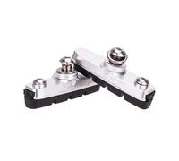 ARUPMN Tamburo Posteriori per Bicicletta Ganasce Freno per Bici da Strada C Pinza Zoccoli Cuscinetti in Gomma Blocco Guscio CNC per Cerchi in Lega di Alluminio Freno Ruota di attrito(Silver 1 Pair)