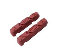 ARUPMN Tamburo Posteriori per Bicicletta Pastiglie Freno per Ruote in Carbonio Accessori per Bici da Strada per Freni a Cerchio in Lega per Bicicletta(Carbon Rim Red)