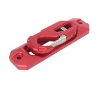 ARUPMN Tow Hook Kit verricello forgiato per conversione Fuoristrada Bocca Guida Automatica per Fune in Lega di Alluminio con Gancio per rimorchio verricello Gancio Traino(Rose Red Kit)
