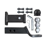 ARUPMN Tow Hook Perno del Ricevitore del Gancio di Traino con Linguetta per Gancio di Traino da 2 Pollici per Accessori per Camper, rimorchio per Camion RV Gancio Traino(Set with 50mm Ball)