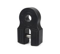 ARUPMN Tow Hook Supporto per Gancio di Traino Piatto Universale da 16000 libbre con Perno in Ferro e Protezione in Gomma per camioncino SUV UTV Gancio Traino(Black)