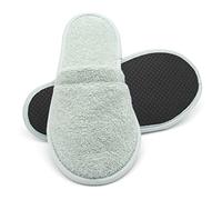 Arus Ciabatte da Bagno - 1 Paio Ciabatte Mules in Spugna 100% Cotone - Antiscivolo, Leggere, Traspiranti - Uomo Donna per Hotel, Spa, Piscina, Doccia, Viaggio, Menta Chiara, 38-42, SEA-1