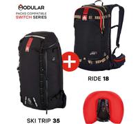 ARVA Airbag Switch Adventure Bundle Ride18+st35 - Unisex - Nero - Taglia unica- modello 2026