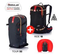 Arva - Switch Mixed Bundle (Ride 18 + Tour 32) - Zaino da valanga One Size