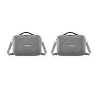ARVALOLET Borsa per DJI RS4 Mini - Borsa a tracolla in PU di alta qualità per accessori stabilizzanti, grigio, 2 pezzi, Mittelgroße, Contemporaneo