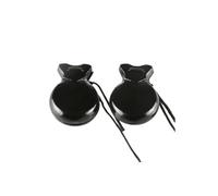 ARVALOLET Castanets - Strumento musicale spagnolo per principianti (nero)