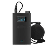 ARVALOLET Sistema di guida turistica wireless 2.4G con microfono trasmettitore audio portatile, ricevitore Ireless Tour Guide Audio System per la conferenza del Museo Church Excursion