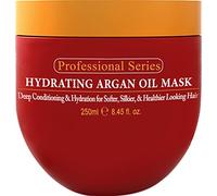 Arvazallia Balsamo Idratante per Capelli e Maschera per Secchi o Capelli Danneggiati all'Olio di Argan