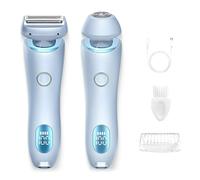 Arvenza Shaver, 2025 New Arvenza Electric Razor, Bikini Shaver, Dual Head Wet & Dry Electric Razors, 2-in-1 Multifunctional Electrics Razor (Blue)