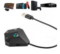 arVin Convertitore tastiera e mouse per switch N-Switch, adattatore per tastiera e mouse cablato per console PS4/PS3/Xbox360/Xbox One, supporto personalizzato, 1 tipo C e 3 micro USB