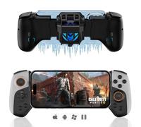 arVin Gamepad wireless per iPhone/Android/Switch/PC, controller di gioco Bluetooth con luci RGB a 7 colori, tasti programmabili, ventola di raffreddamento, motore a vibrazione, gioco diretto