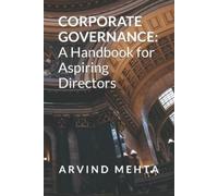 Arvind Mehta Corporate Governance (Tascabile)