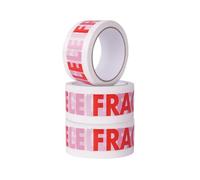 ARVO Nastro adesivo per imballaggio, nastro adesivo per pacchi, 3 rotoli (48 mm x 60 m) - Nastro fragile per scatole da imballaggio, nastro adesivo sicuro per traslochi