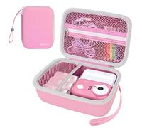 Arvok Custodia per Fotocamera per Bambini compatibile con Uleway, GlobalCrown, GREENKINDER, Ushining, Gofunly - Scatola di Conservazione per Fotocamera Istantanea Mini Digitale (solo custodia) Rosa