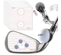 ARVORUM 200 adesivi per mazze da golf, etichette adesive per colpire la palla, guida all'allineamento, aiuto istantaneo per l'allenamento per analisi dello swing, posizione e pratica del colpo della