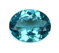 Arwacraft 10,25 A 10,50 Ratti Crystal Natural Lab Certified Energized Blue Zircon/Cubic Zircone Gemma Come da Immagine Mostrata-B0CSN9MWMRNAMZ, Small, Gemma
