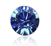 Arwacraft 12.25 carati I Certified Blue Zircone Pietra I Forma Rotonda Blu Diamante Gemstone-B0C1P65JMRNAMZ, Small, Gemma
